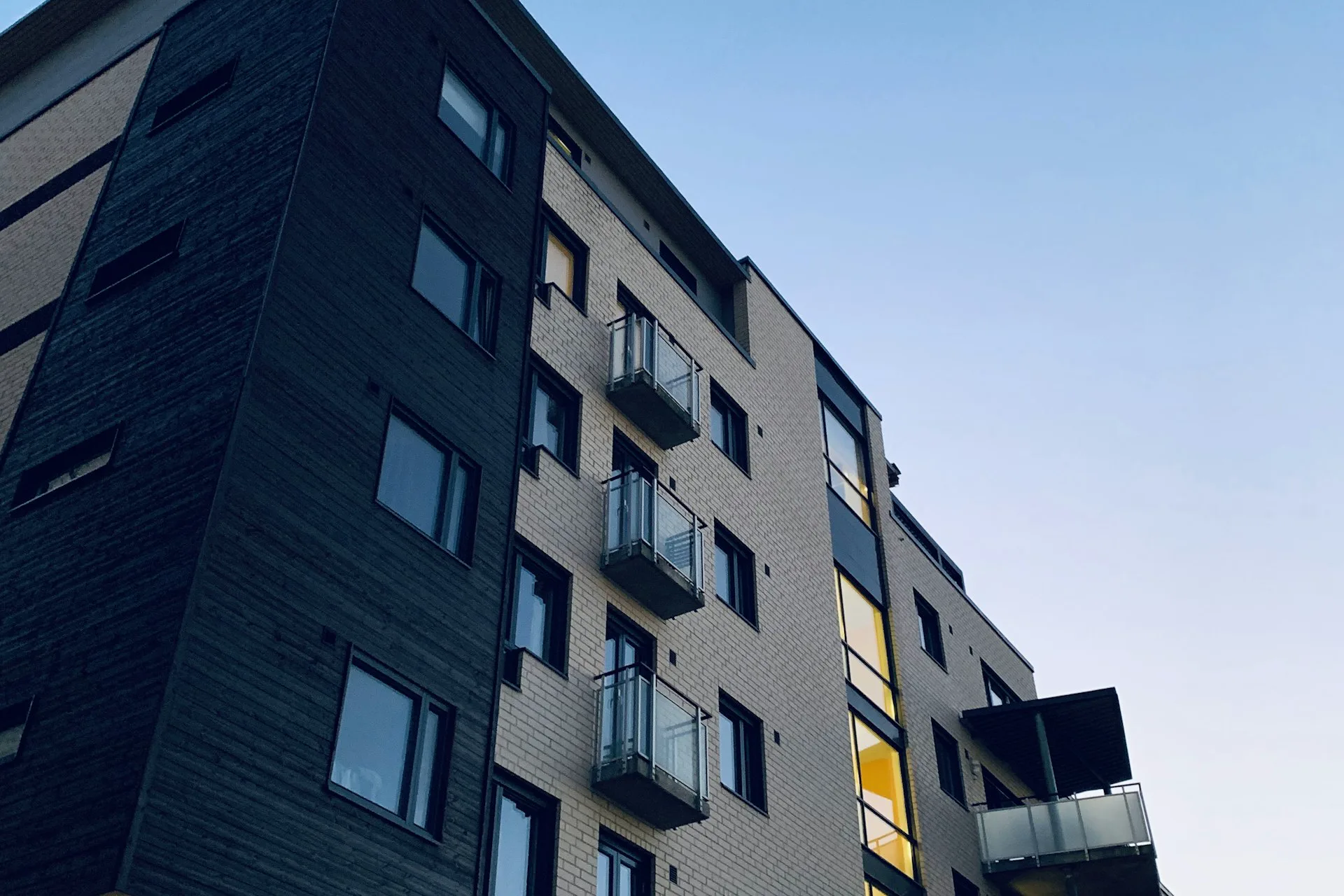 Modern multi-family apartment building constructed for Arizona developers and investors